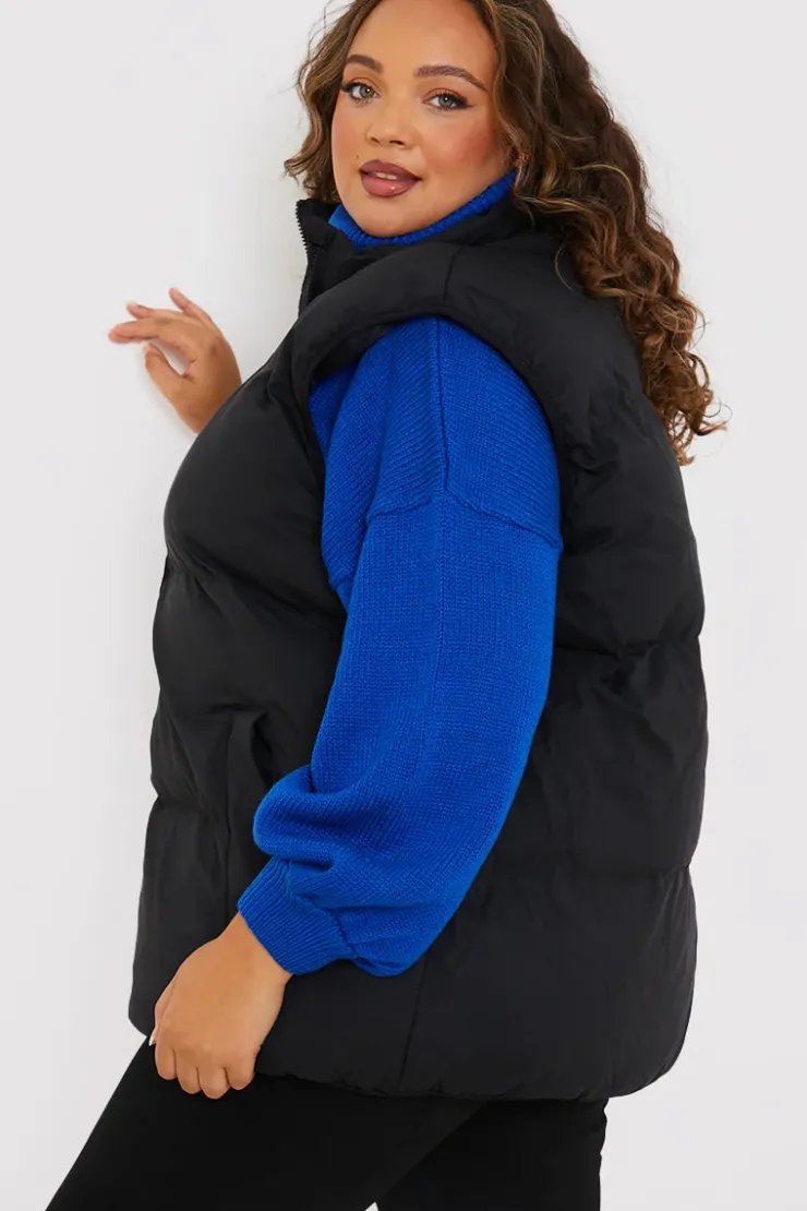Discount In the Style Oversized Puffer Gilet