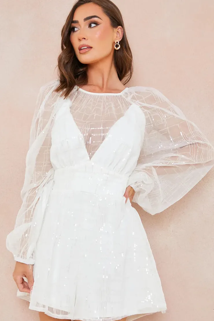 Hot In The Style Premium Sequin Playsuit