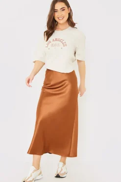 Hot In the Style Printed T-Shirt Stone