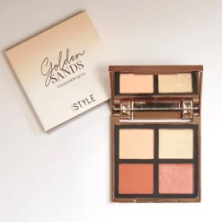 Hot In The Style Quad Eyeshadow Palette Golden Sands