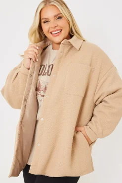 Clearance In the Style Quilted Oversized Shacket