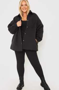 Clearance In the Style Quilted Oversized Shacket