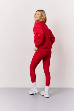 Outlet Fits High Waisted Sculpt and Control Leggings Red