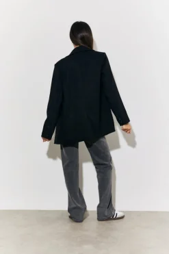 Online In The Style Relaxed Blazer Black