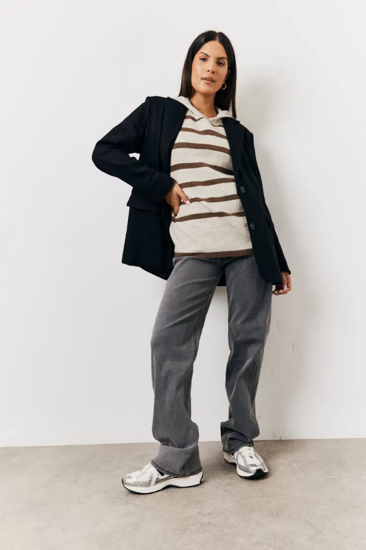 Hot In the Style Relaxed Blazer Black