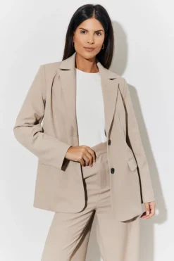 Clearance In The Style Relaxed Tailored Blazer Taupe