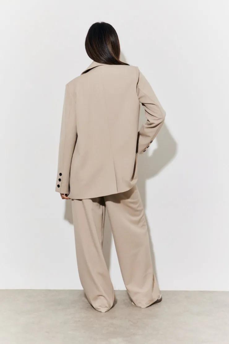 Clearance In The Style Relaxed Tailored Blazer Taupe