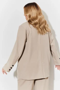 Clearance In The Style Relaxed Tailored Blazer Taupe
