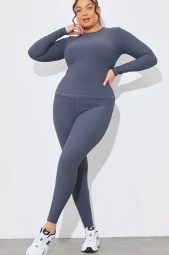 Best In The Style Rib Long Sleeve Top
