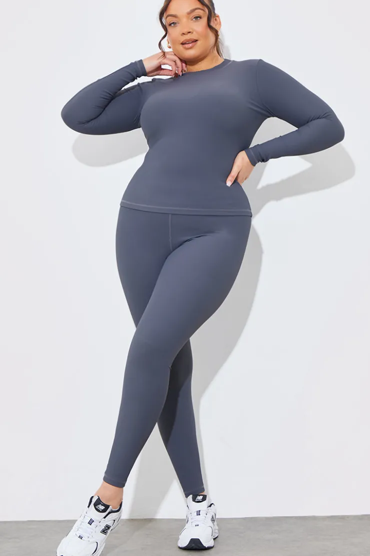 Best In The Style Rib Long Sleeve Top