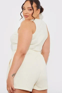 Sale In The Style Ribbed Racer Vest