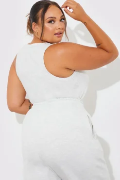Sale In The Style Ribbed Racer Vest
