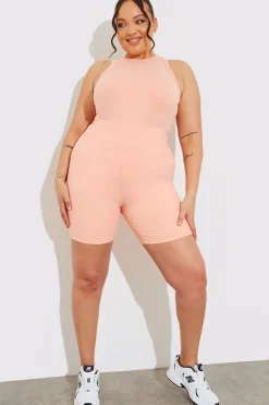 Sale In The Style Ribbed Racer Vest