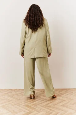New In The Style Relaxed Blazer Sage