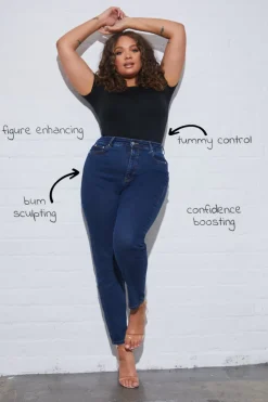 Fits Sculpt Shaper Jeans Blue