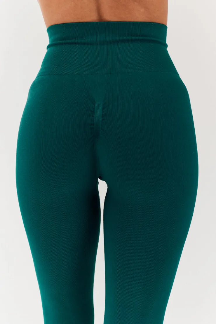 Outlet Fits Seamless High Waist Bum Boosting Leggings Green