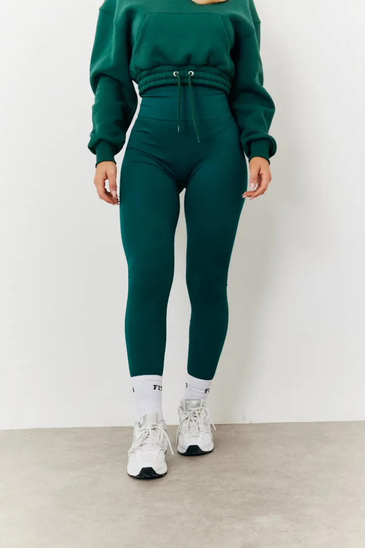 Outlet Fits Seamless High Waist Bum Boosting Leggings Green