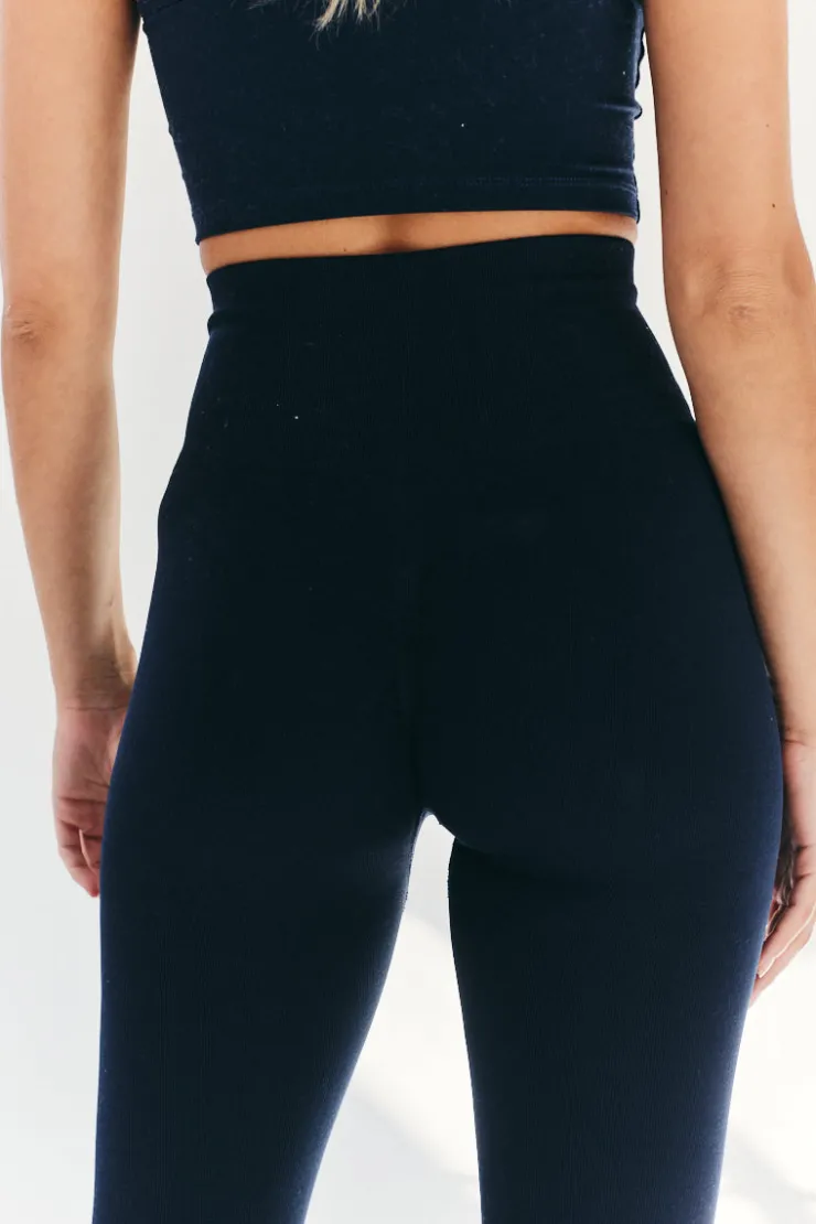 New Fits Seamless High Waist Bum Boosting Leggings Navy