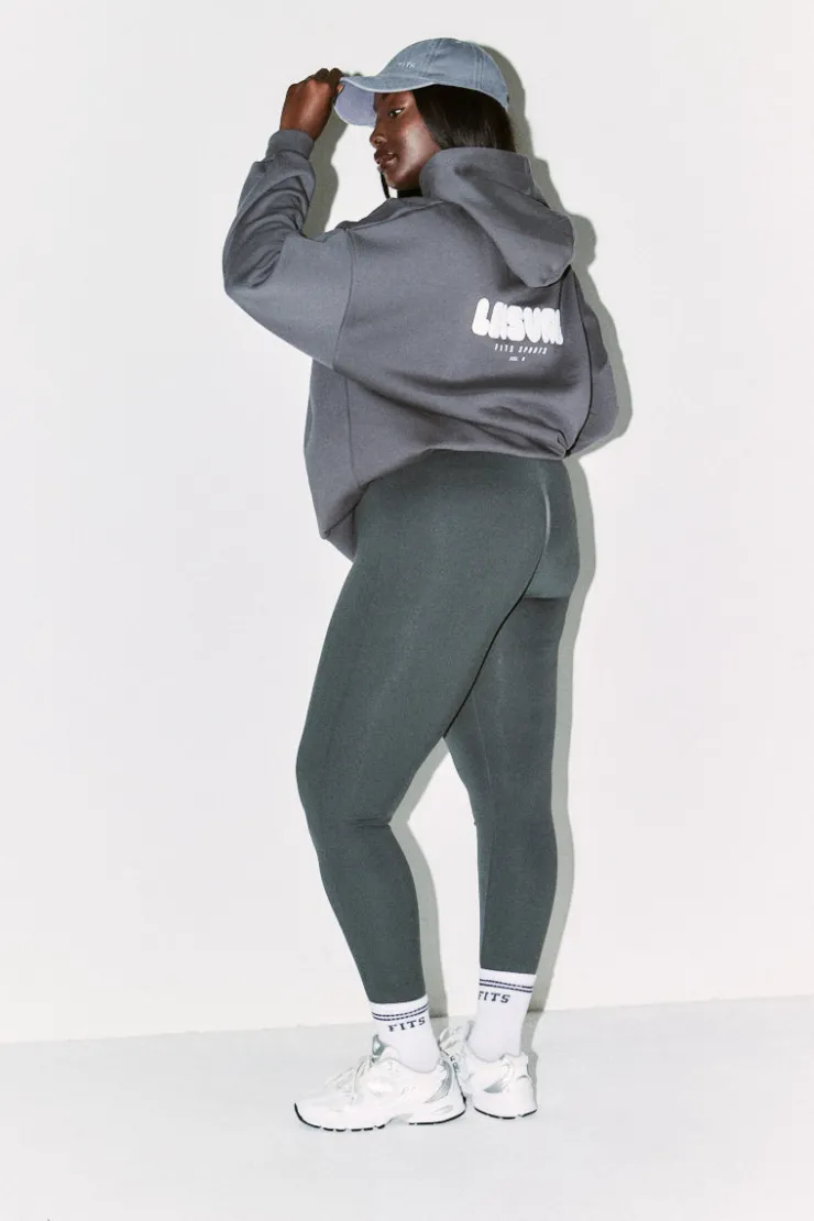 New Fits Seamless High Waisted Bum Boosting Leggings Charcoal