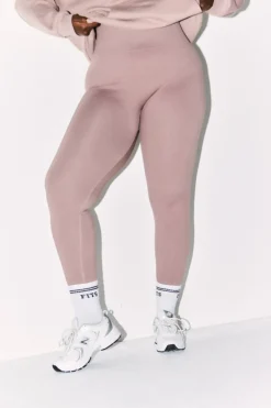 Online Fits Seamless High Waisted Bum Boosting Leggings Mauve
