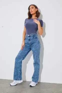 Outlet In The Style Short Sleeve Double Layer Slinky Bodysuit