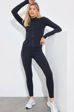 Hot In The Style Soft Touch Seam Detail Leggings