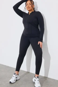 Hot In The Style Soft Touch Seam Detail Leggings