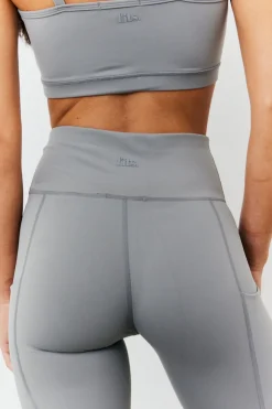 New Fits Soft Touch Seam Detail Legging Grey