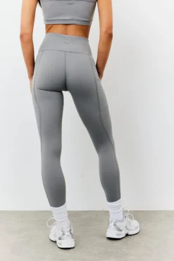 New Fits Soft Touch Seam Detail Legging Grey