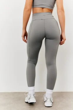New Fits Soft Touch Seam Detail Legging Grey