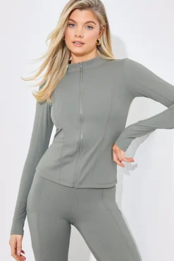 Hot In the Style Soft Touch Zip Through Jacket