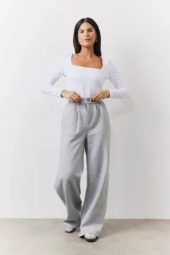 Discount In the Style Square Neck Top White