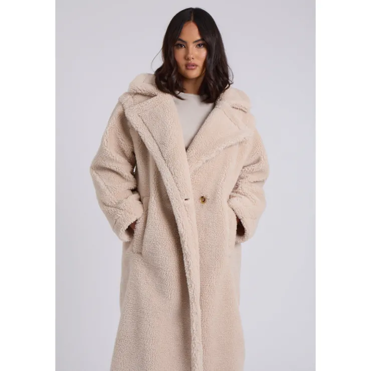 Hot Urban Bliss Stone Borg Longline Jacket