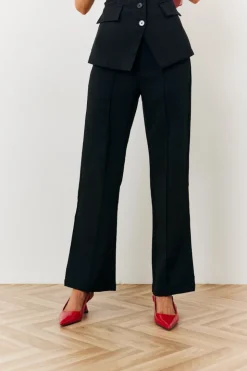 Best In The Style Straight Leg Co-Ord Trouser Black