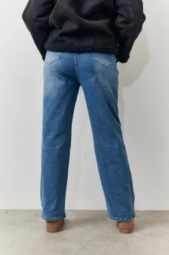 Best In The Style Straight Leg Jeans Blue