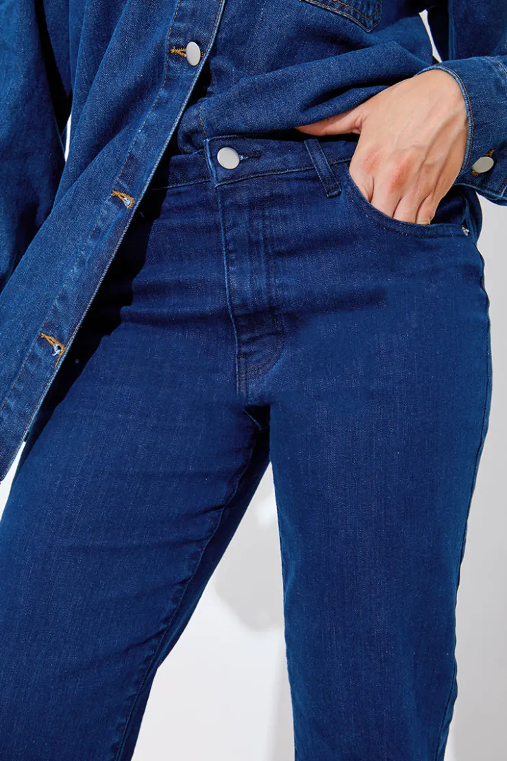 In The Style Straight Leg Jeans Indigo