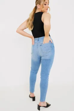 New In The Style Stretch High Waist Skinny Jeans