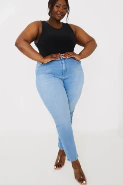 New In The Style Stretch High Waist Skinny Jeans