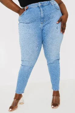 New In The Style Stretch High Waist Skinny Jeans