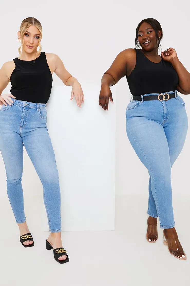 New In The Style Stretch High Waist Skinny Jeans