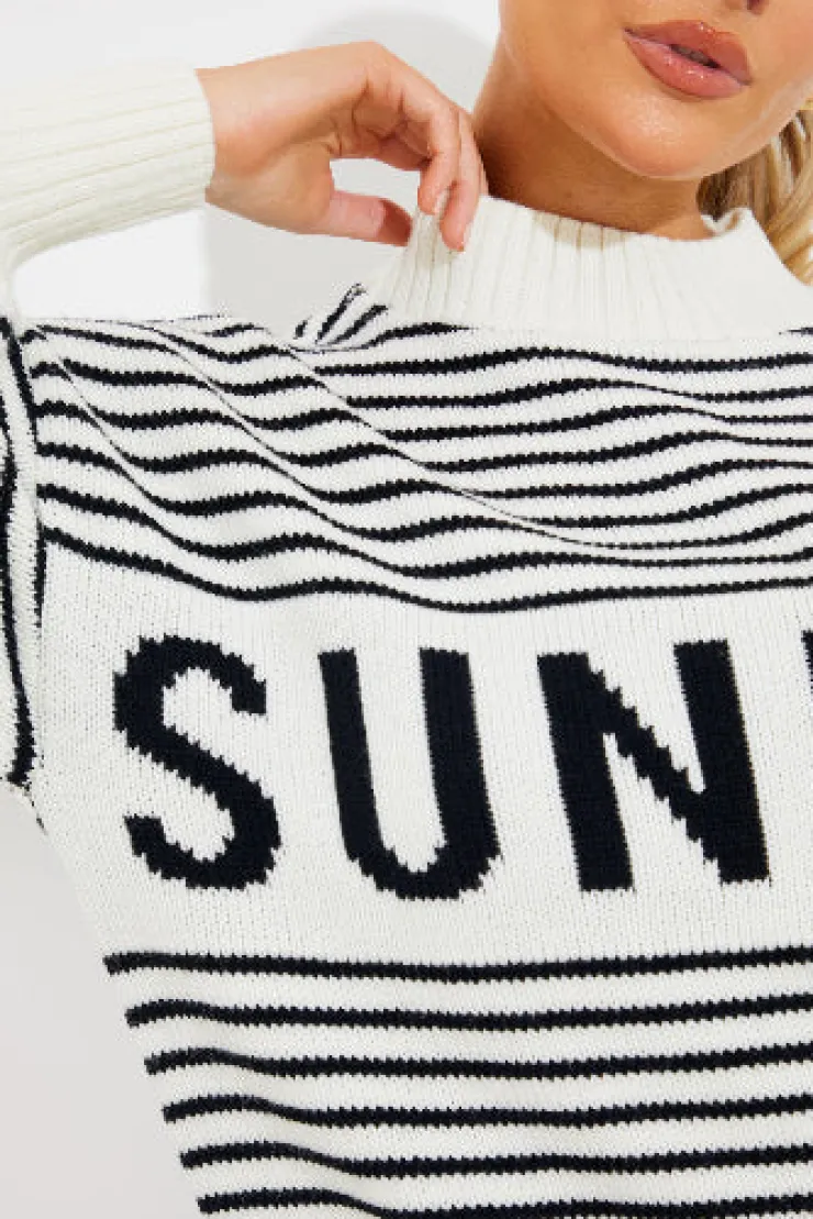 Best In the Style Stripe Sunday Knit Jumper