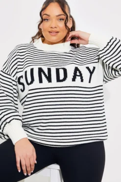 Best In the Style Stripe Sunday Knit Jumper