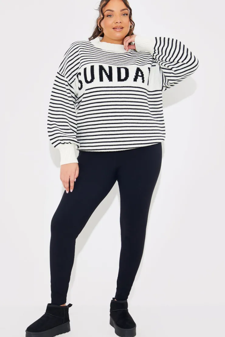 Best In the Style Stripe Sunday Knit Jumper