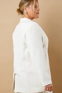 Clearance In The Style Tailored Blazer Cream