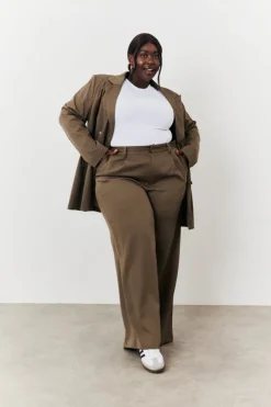 Sale In The Style Tailored Co-Ord Trouser Camel