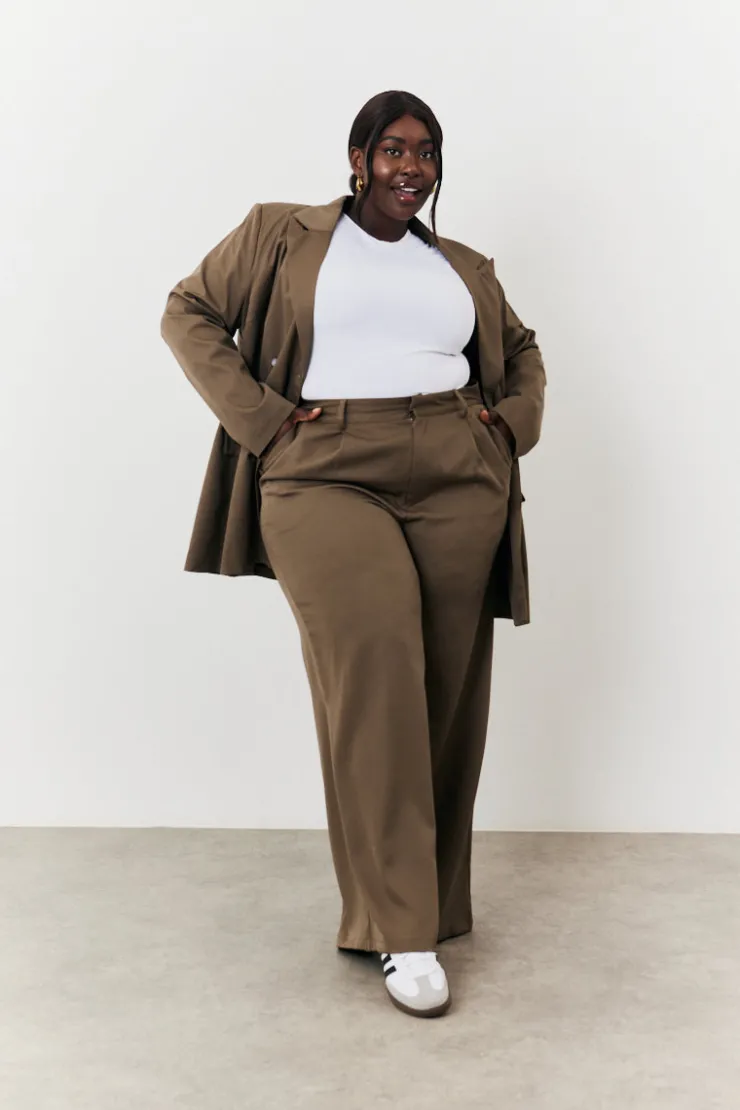 Sale In The Style Tailored Co-Ord Trouser Camel