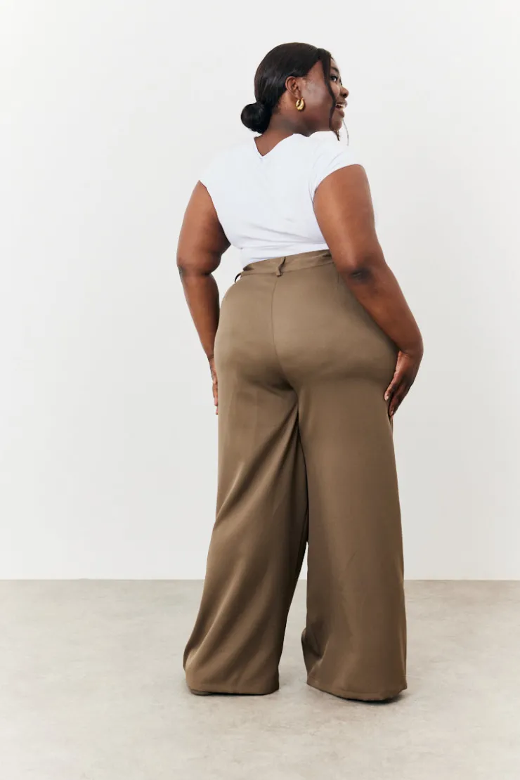 Sale In The Style Tailored Co-Ord Trouser Camel