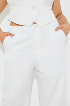 New In the Style Tailored Co-Ord Trousers White