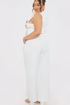 New In the Style Tailored Co-Ord Trousers White