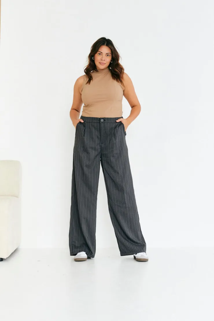 Discount In The Style Tailored Pinstripe Co-Ord Trouser Grey